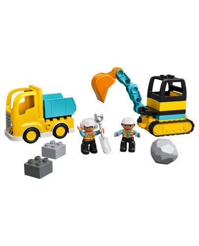 Конструктор Lego Duplo Town - Камион и екскаватор (10931) - 3