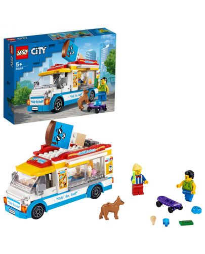 Конструктор Lego City Great Vehicles - Камион за сладолед (60253) - 3