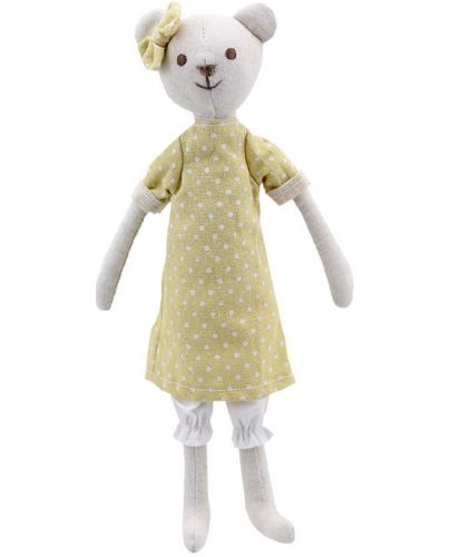 Ленена кукла The Puppet Company - Мече момиченце, 30 cm - 1