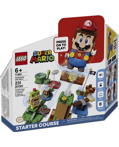 Конструктор Lego Super Mario - Приключения с Марио, стартов сет (71360) - 1