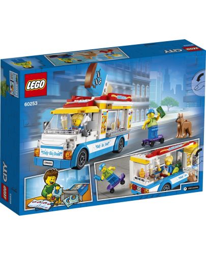 Конструктор Lego City Great Vehicles - Камион за сладолед (60253) - 2
