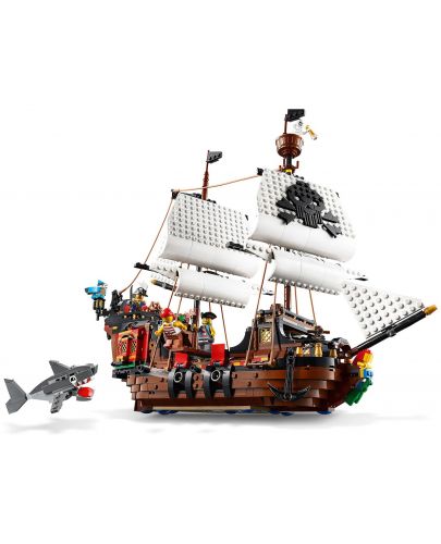 Конструктор 3 в 1 Lego Creator - Пиратски кораб (31109) - 4