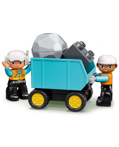 Конструктор Lego Duplo Town - Камион и екскаватор (10931) - 6