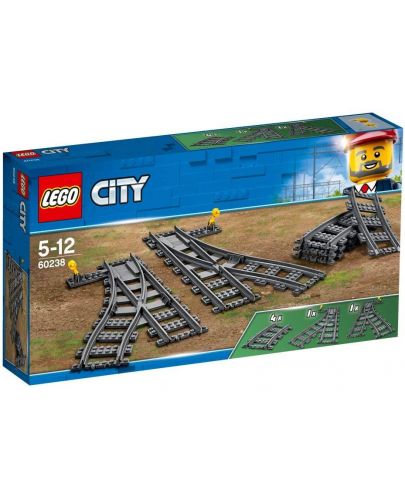 Конструктор Lego City - Релси и стрелки (60238) - 1