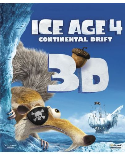 Ледена епоха 4: Континентален дрейф 3D (Blu-Ray) - 1