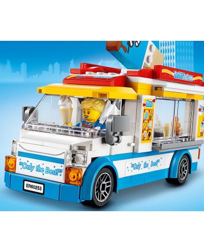 Конструктор Lego City Great Vehicles - Камион за сладолед (60253) - 5