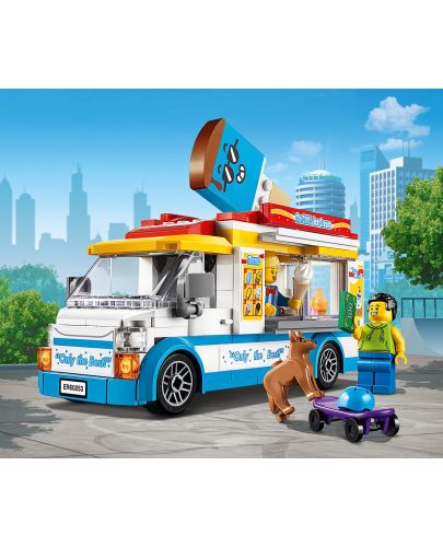 Конструктор Lego City Great Vehicles - Камион за сладолед (60253) - 6
