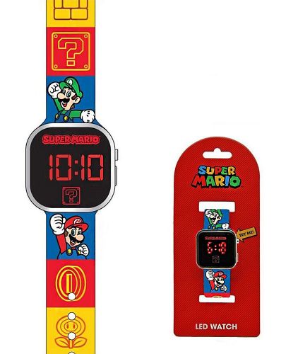 LED часовник Kids Euroswan - Super Mario Icons - 2