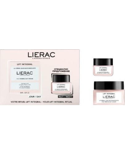 Lierac Lift Integral Комплект - Дневен крем и Мини нощен крем, 50 + 20 ml - 1