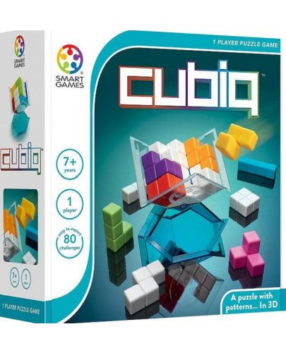 Логическа игра Smart Games - Cubic, 3D пъзел с 80 предизвикателства - 1