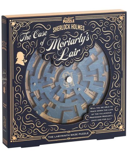 Логическа игра - пъзел Professor Puzzle - Sherlock Holmes The Case of Moriarty's Lair - 1