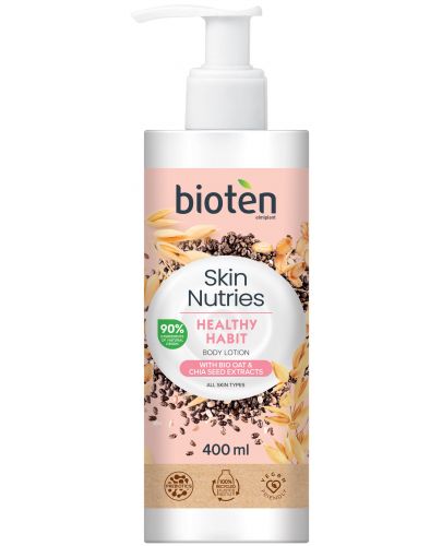 Bioten Skin Nutries Лосион за тяло, Овес, 400 ml - 1