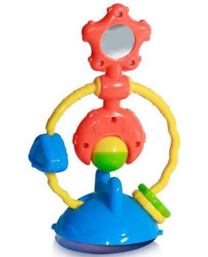 Играчка с вакуумна основа Lorelli Toys - Розова - 1