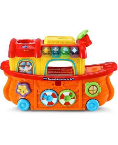 Детска играчка Vtech - Музикална лодка, с животни - 1