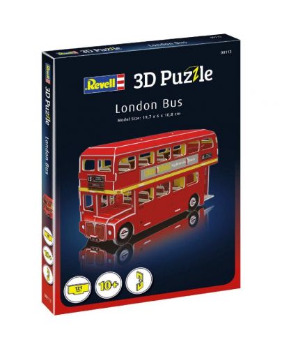 Мини 3D пъзел Revell - Лондонски автобус - 2