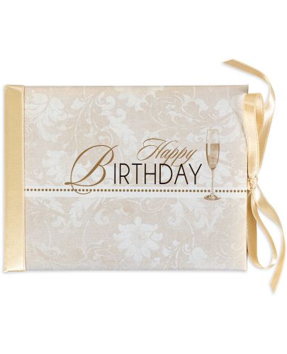 Луксозна картичка за рожден ден - Шампанско - 1