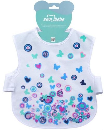 Луксозен лигавник тип блузка Sevi Baby - Камъчета - 3