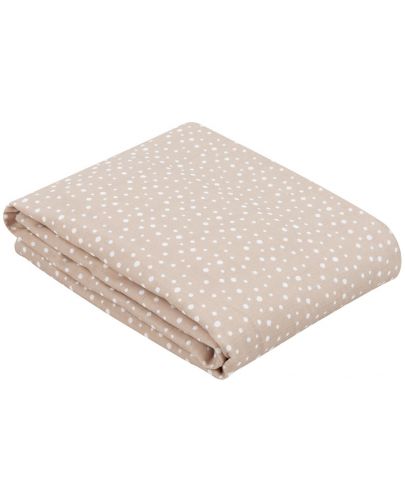 Лятно двупластово одеяло от муселин KikkaBoo - Dots Beige, 100 х 100 cm  - 1