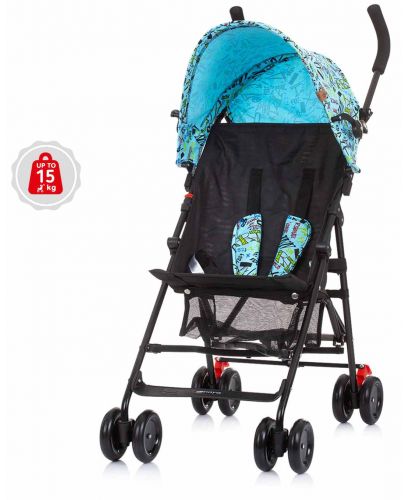 Лятна детска количка Chipolino - Амая, Сини графити - 1