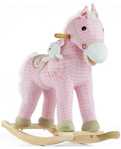 Люлееща се играчка Milly Mally - Pony, розово - 1
