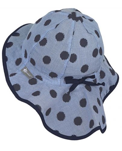 Лятна детска шапка с UV 50+ защита Sterntaler - 51 cm, 18-24 месеца, синя - 2