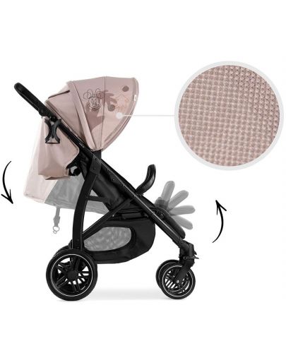 Лятна бебешка количка Hauck - Rapid 4D, Minnie Mouse Rose - 3