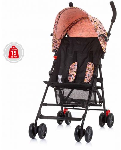 Лятна детска количка Chipolino - Амая, Розови графити - 1