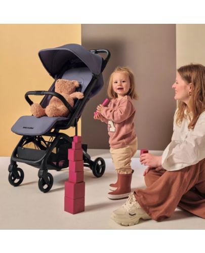 Лятна бебешка количка Easywalker - Miley 2, Berry Purple - 8