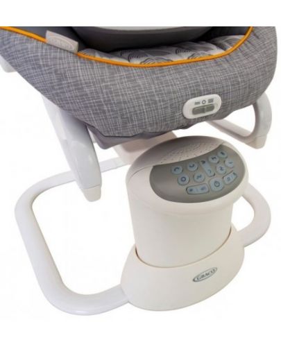 Люлка Graco - All Ways Soother, сиво-бяла - 6