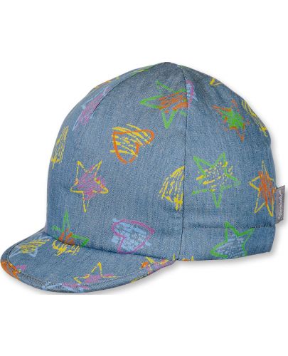 Лятна детска шапка с UV 50+ защита Sterntaler - На звезди, 53 cm, 2-4 години - 1