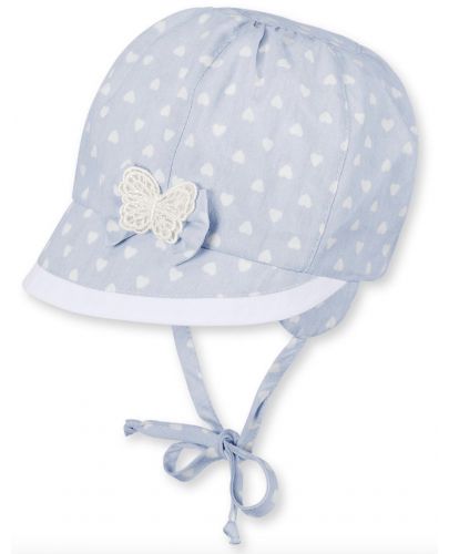 Лятна бебешка шапка с UV 50+ защита Sterntaler - 35 cm, 1-2 месеца - 1