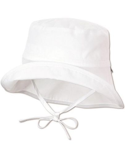 Лятна шапка с UV 50+ защита Sterntaler - Бяла, 51 сm, 18-24 месеца - 1
