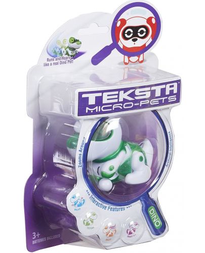Интерактивна играчка Manley TEKSTA Micro Pets - Робот, Динозавър - 3