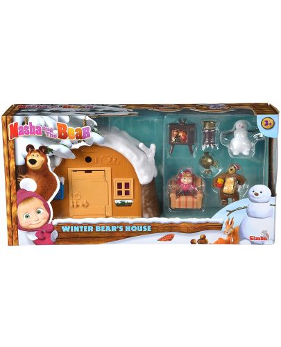 Комплект за игра Simba Toys Маша и мечока - Зимна къща на мечока - 8