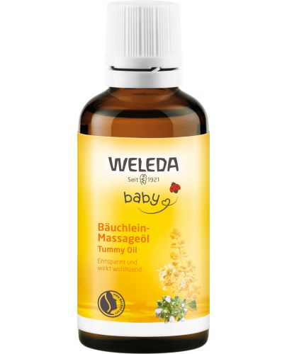 Масажно масло за коремчето на бебето Weleda - 50 ml - 1
