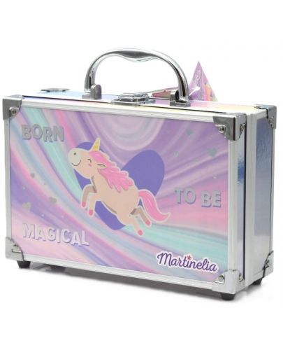 Метално куфарче с детски гримове Martinelia Little Unicorn - 33 части - 3