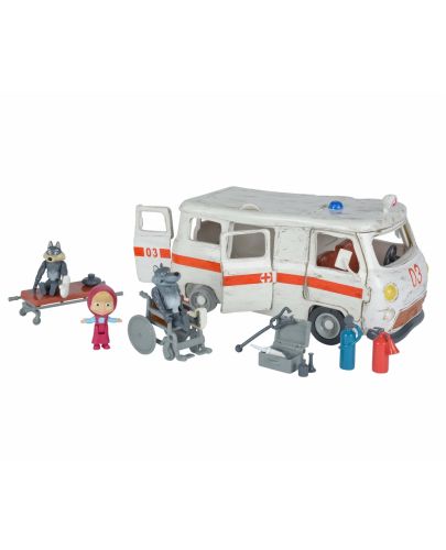 Комплект играчки Simba Toys Маша и Мечока - Линейката на вълците - 2