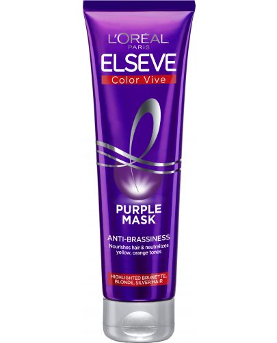 L'Oréal Elseve Маска за коса Color Vive Purple, 150 ml - 1
