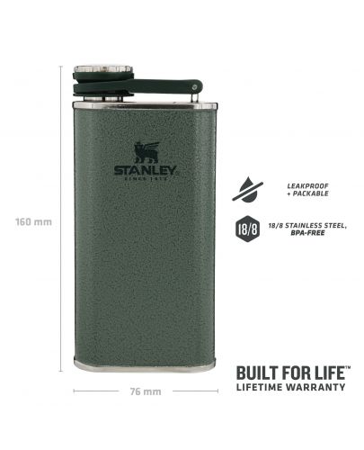 Манерка Stanley - The Easy Fill Wide Mouth, 230 ml, зелена - 4