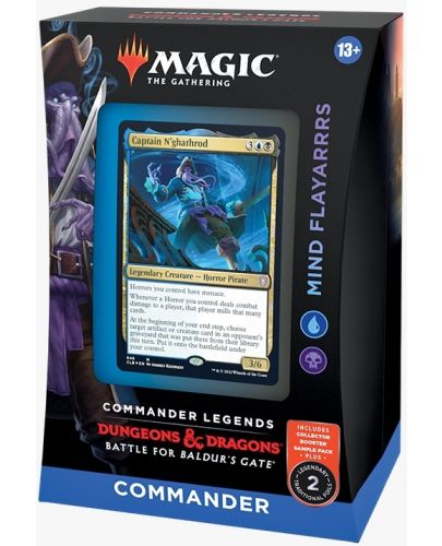 Magic the Gathering: Battle for Baldur's Gate Commander Deck - Mind Flayarrrs (Blue-Black) - 1