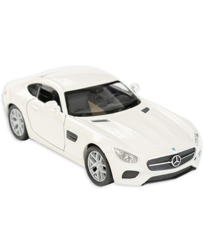 Метална количка Toi Toys Welly - Mercedes AMG, бяла - 1