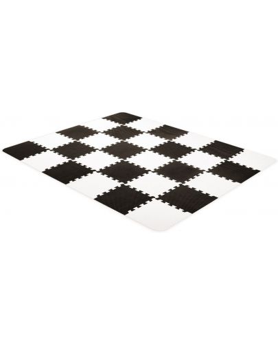 Меко килимче за игра KinderKraft - Luno, черно - 1