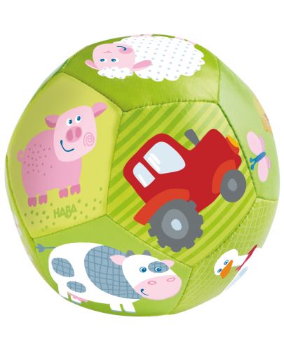 Mека бебешка топка Haba - Ферма - 1