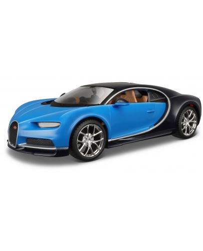 Метална кола за сглобяване Maisto - Bugatti Chiron, 1:24, асортимент - 2