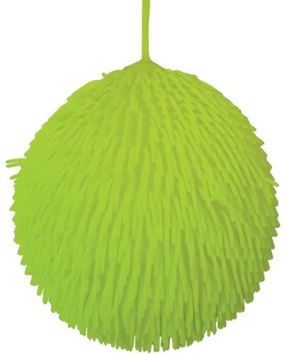 Мека топка с ресни TToys - Зелена, 23 cm - 1