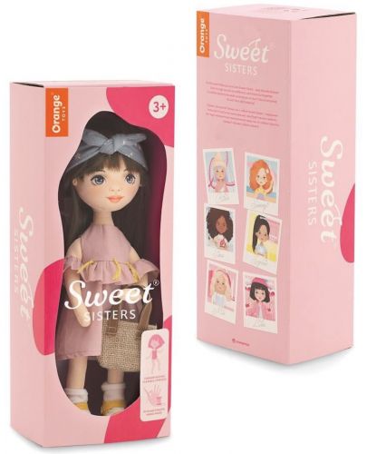 Мека кукла Orange Toys Sweet Sisters - Софи с рокля на пискюли, 32 cm - 7