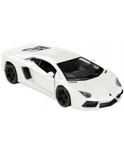 Метална количка Toi Toys Welly - Lamborghini LP700-4, бяла - 1