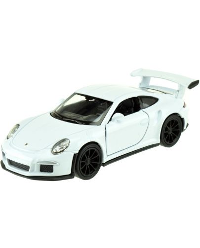 Toi Toys Welly Метална кола Porsche GT 3,Бяла - 1