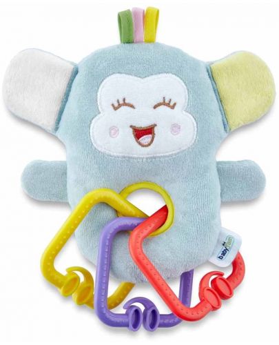 Мека играчка BabyJem - Mini Monkey, Green  - 1
