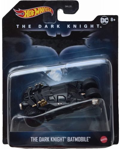 Метална количка Hot Wheels Batman - The Dark Knight Batmobile - 1